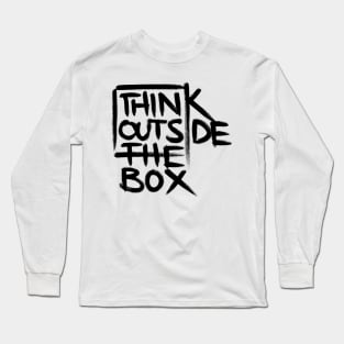 Think Outside the box Long Sleeve T-Shirt